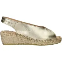 Fred de la bretoniere Damen Jamy Sling Espadrille Lt.Gold Leather Light Gold-Schuhgröße 40