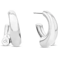 Calvin Klein Silberfarbene Ohrringe CJ35000764