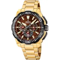 Festina Herrenuhr Chrono Bike Armbanduhr Edelstahl gold UF20727/3