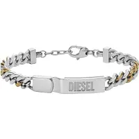 Diesel Steel Silberfarbene Armband DX1457931