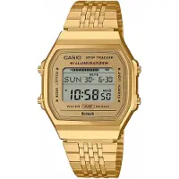 Casio ABL-100WEG-9AEF Vintage Iconic Digitaluhr Bluetooth Goldfarben