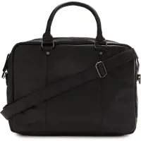 The Chesterfield Brand Boston Laptoptasche 15-15.6 Zoll - Echtes Leder - Schwarz