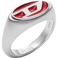 Diesel Silberfarbene Ring DX1444040