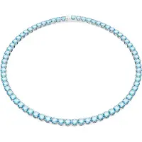Swarovski Halskette - Matrix Kette - Gr. unisize - in Silber - für Damen