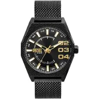 Diesel Uhr Scraper DZ2194 Schwarz
