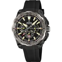 Festina F20726/3 Herrenuhr Chronograph Schwarz/Goldfarben