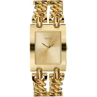 GUESS W1117L2 Damen-Armbanduhr, Edelstahl-Gehäuse, Metall-Armband