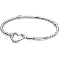 Pandora 599539C00 Damen-Armband Silber mit Herz-Verschluss
