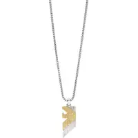 Emporio Armani Halsketten - Eagle Logo Kette - Gr. unisize - in Silber - für Damen