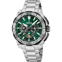 Festina Herrenuhr Chrono Bike Armbanduhr Edelstahl silber UF20724/3