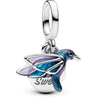 Pandora 793746C01 Charm-Anhänger Silber Kolibri