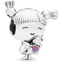 Pandora 798016EN160 Charm Girl with Pigtails