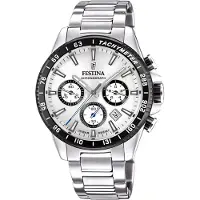 Festina F20560/1 Herrenuhr Chronograph Stahl/Silberfarben