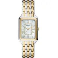 Fossil Damenuhr Women Uhr Square Dial ES5305 Quarz, Uhr ohne Stein