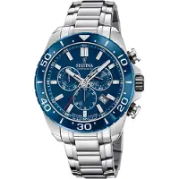Festina Chronographen Chrono Swiss Made Blue