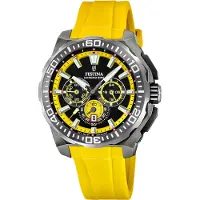 Festina Uhr 2025 Herren Chrono Bike F20725/1 Chronograph Schwarz, Gelb