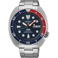 Seiko SRPE99K1 Prospex PADI Turtle Taucheruhr Automatikuhr 20 bar Pepsi Edelstahl Herren