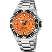 Festina F20663/4 Uhr Herrenuhr Edelstahl Datum silber