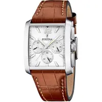 Festina Chronographen Timeless Chronograph White Brown