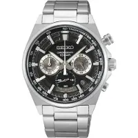 Seiko SSB397P1 Herrenuhr Chronograph Stahl/Schwarz