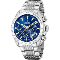 Festina F20668/2 Chronograph Uhr Herrenuhr Edelstahl Datum silber
