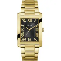 GUESS Herren Uhr Armbanduhr Clyde GW0896G2 Edelstahl gold