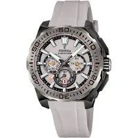 Festina Herrenuhr Chrono Bike Armbanduhr Kautschuk grau UF20726/1