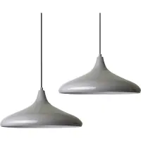 Bamyum Pendelleuchte Champion, E27, Ø35 Kinderzimmer Lampe 2-Flammig Schlafzimmer Lamp Metall, Wohnzimmerlampe Hängelampe, Moderne Esszimmerlampe Kuppel