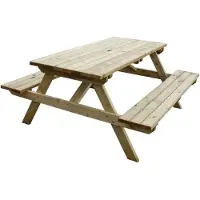 Rowlinson Picknickbank aus Holz für bis zu 6 Personen