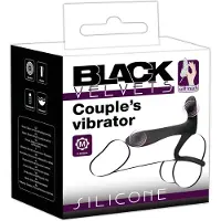 Black Velvets - Akku 2-in-1 Vibrator und Penisring (schwarz)