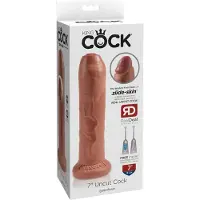 King Cock 7 - naturgetreuer Dildo (18cm) - dunkel натур