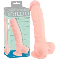 You2Toys - Medical - Dildo aus medizinischem Silikon (24 cm, natur)