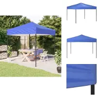 vidaXL Partyzelt Faltbar Blau 3x3 m - Pavillons & Partyzelte