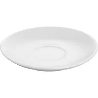 Saturnia 24 x Roma Uni Untertasse 12cm * - weiß - Porzellan