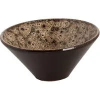 GRAUPERA Schale Sabana 10 cm 10 cl Braun Weiß Steingut 1 Stück