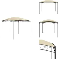 vidaXL Pavillon 3x4x2,65 m Creme 180 g/m² - Pavillons & Partyzelte