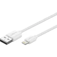 Goobay Lightning USB Lade- und Synchronisationskabel, MFi Kabel für Apple iPhone/iPad Weiß
