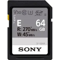 Sony SDXC E series 64GB UHS-II Class 10 U3 V30