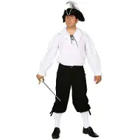 Buttinette Kniebundhose für Herren, schwarz