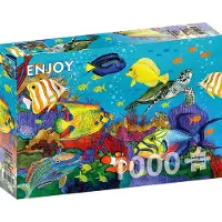 Enjoy Puzzle Puzzle mit 1000 Teilen Enjoy – Unterwasser-Regenbogen