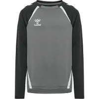 Hummel Hmllead 2.0 Crew Sweat Kids - steel gray/asphalt, Größe:116