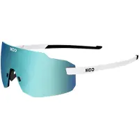 KOO Supernova Sonnenbrille Weiß Turquoise Mirror/CAT3 Weiß Turquoise Mirror/CAT3