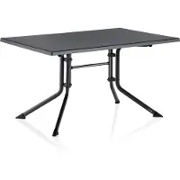 Kettler Boulevard-Klapptisch 140 x 95 cm, anthrazit/ anthrazit, Aluminium/Kettalux