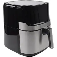 ROYAL SWISS Heißluftfritteuse - - 9L - 2 Behälter von 4,5L - Temperatur bis zu 200 - Integrierter Timer