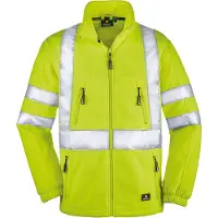 4Protect Warnschutz Fleecejacke SEATTLE, gelb 3465 , 1 Stück, Größe: 3XL
