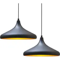 Bamyum Pendelleuchte Champion, E27, Ø35 Kinderzimmer Lampe 2-Flammig Schlafzimmer Lamp Metall, Wohnzimmerlampe Hängelampe, Moderne Esszimmerlampe Kuppel