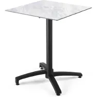 Oviala Terrassentisch 70 cm, klappbar, Marmor - Opéra