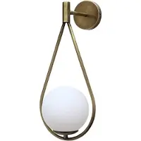 Bamyum Wandleuchte Vintage Glas I Ravenna I Wandlampe Aus Metall Cupferfarbe Lampe