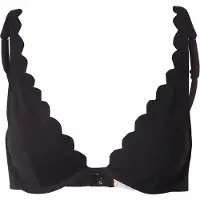 Hunkemoller Bikini-Oberteil "Scallop" in Schwarz - 85B