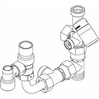 Buderus Armaturen-Set Sanitär 10bar GB172T/152T